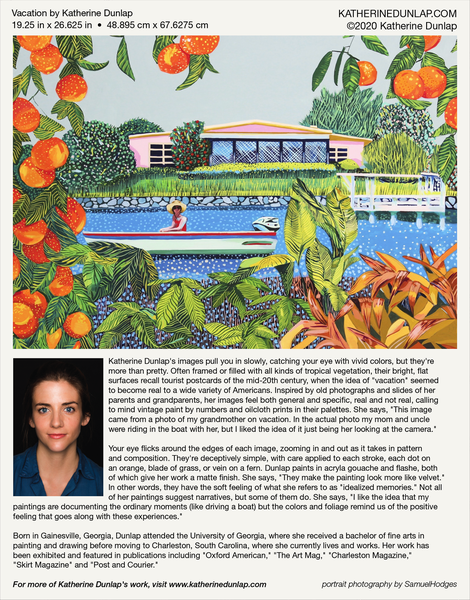 Katherine Dunlap's Vacation 1000 Piece Jigsaw Puzzle - Quick Ship - Puzzlicious.com