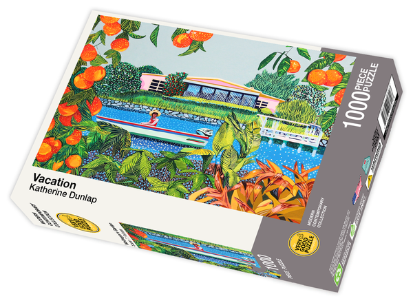 Katherine Dunlap's Vacation 1000 Piece Jigsaw Puzzle - Quick Ship - Puzzlicious.com