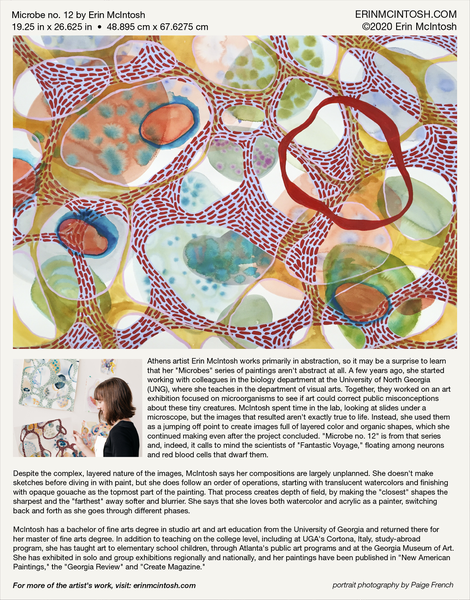 Erin McIntosh's Microbe No 12 1000 Piece  - Quick ShipJigsaw Puzzle - Puzzlicious.com