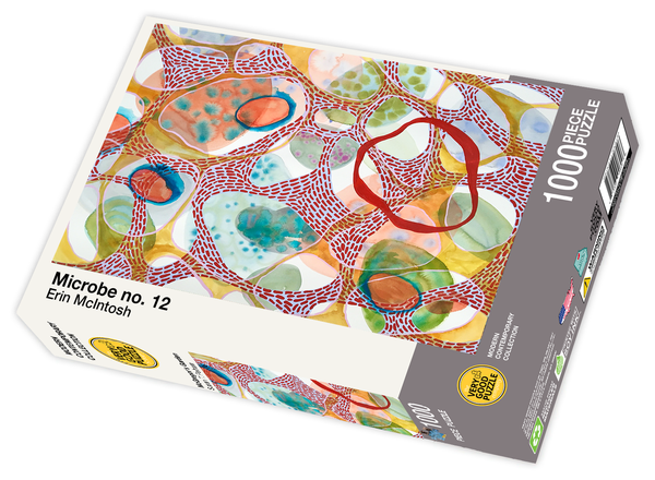Erin McIntosh's Microbe No 12 1000 Piece  - Quick ShipJigsaw Puzzle - Puzzlicious.com