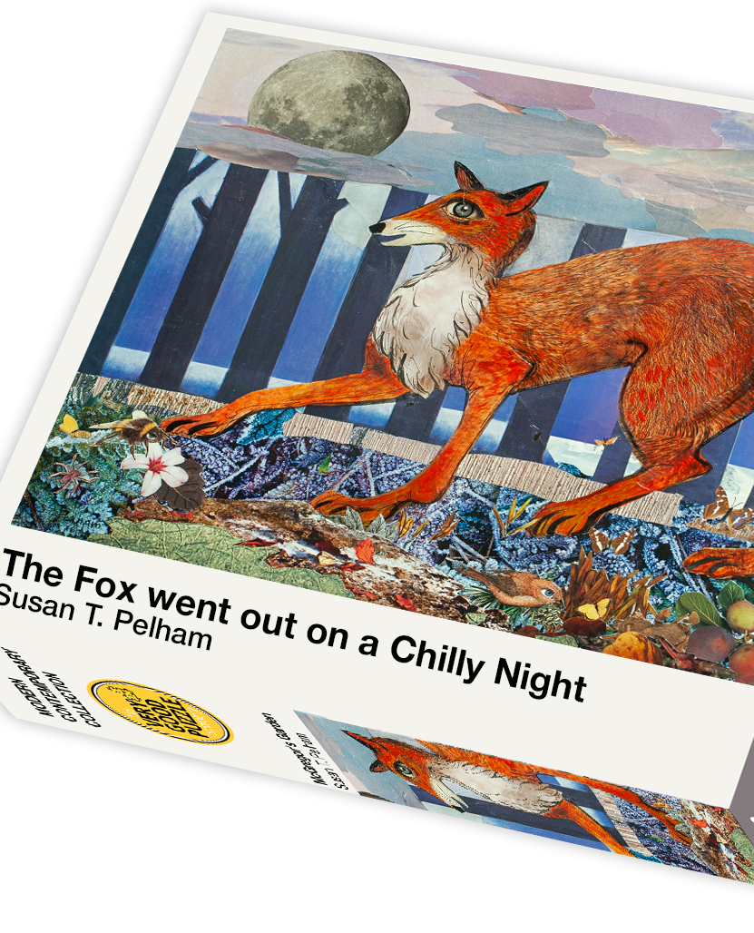 Susan T. Pelham&#39;s The Fox Went Out on a Chilly Night 1000 Piece Jigsaw Puzzle - Quick Ship - Puzzlicious.com