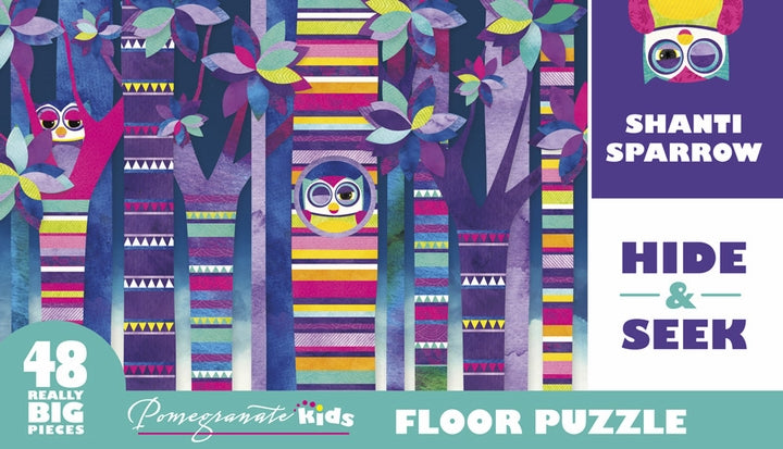 Shanti Sparrow: Hide & Seek 48 Piece Floor Puzzle - Quick Ship - Puzzlicious.com