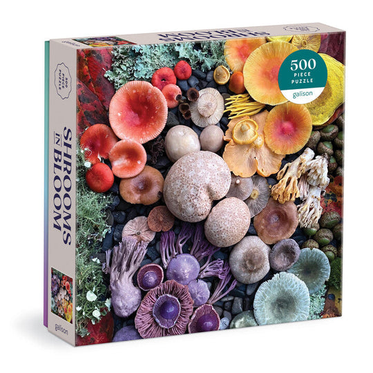 Shrooms in Bloom 500 Piece Jigsaw Puzzle