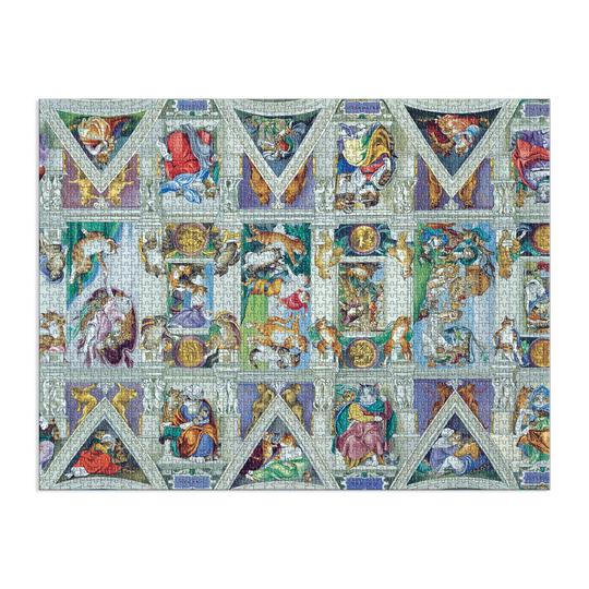 Sistine Chapel Ceiling Meowsterpiece of Western Art 2000 Piece Jigsaw Puzzle - Quick Ship