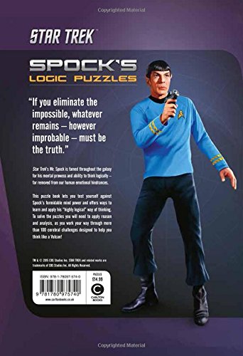 Star Trek Spock's Logic Puzzles Book - Quick Ship - Puzzlicious.com