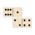 The Patterns of Frank Lloyd Wright Wooden Dominoes Set - Quick Ship - Puzzlicious.com