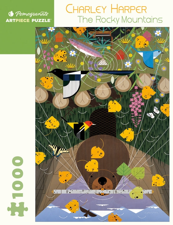 Charlie Harper: The Rocky Mountains 1000 Piece Jigsaw Puzzle - Quick Ship - Puzzlicious.com