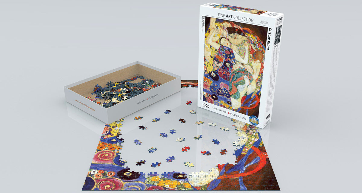 Klimt&#39;s The Virgin 1000 Piece Puzzle - Quick Ship - Puzzlicious.com