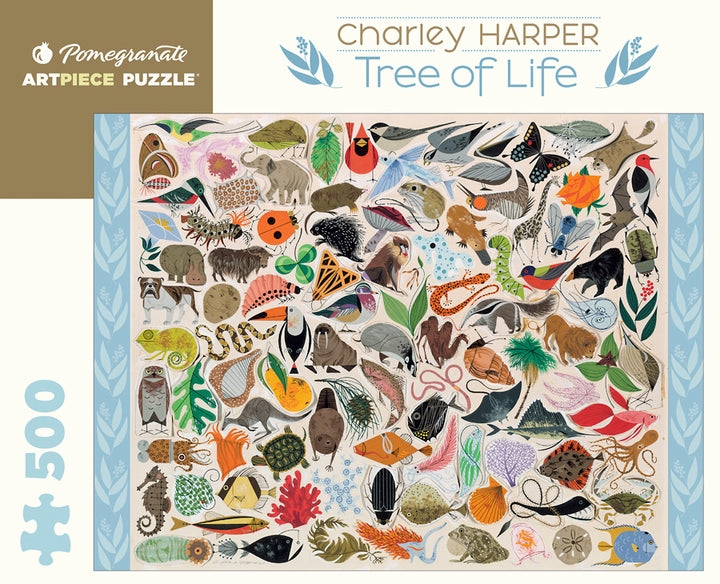 Charlie Harper: Tree of Life 500 Piece Jigsaw Puzzle - Quick Ship - Puzzlicious.com