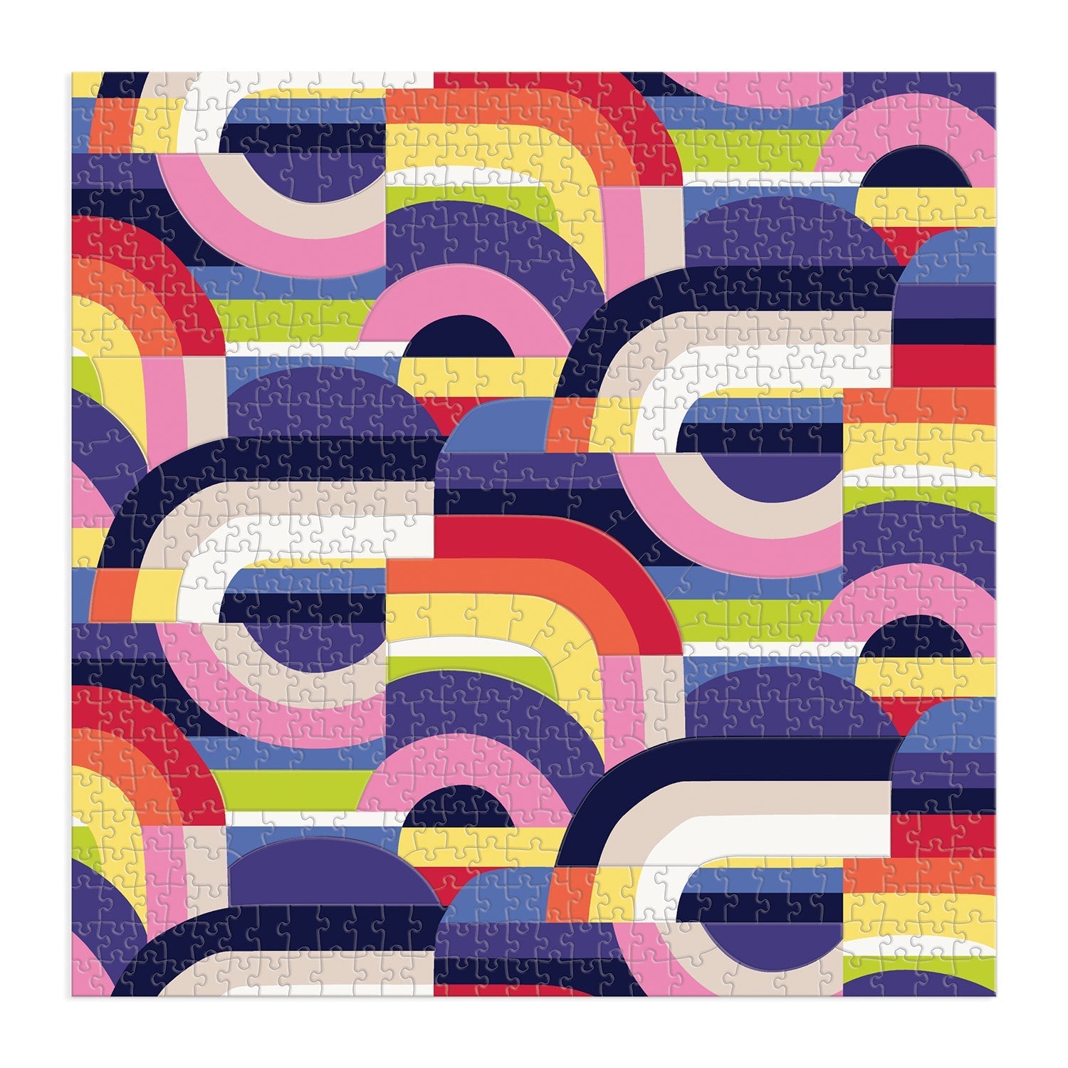 Trina Turk 500 Piece Double Sided Puzzle with Shaped Pieces