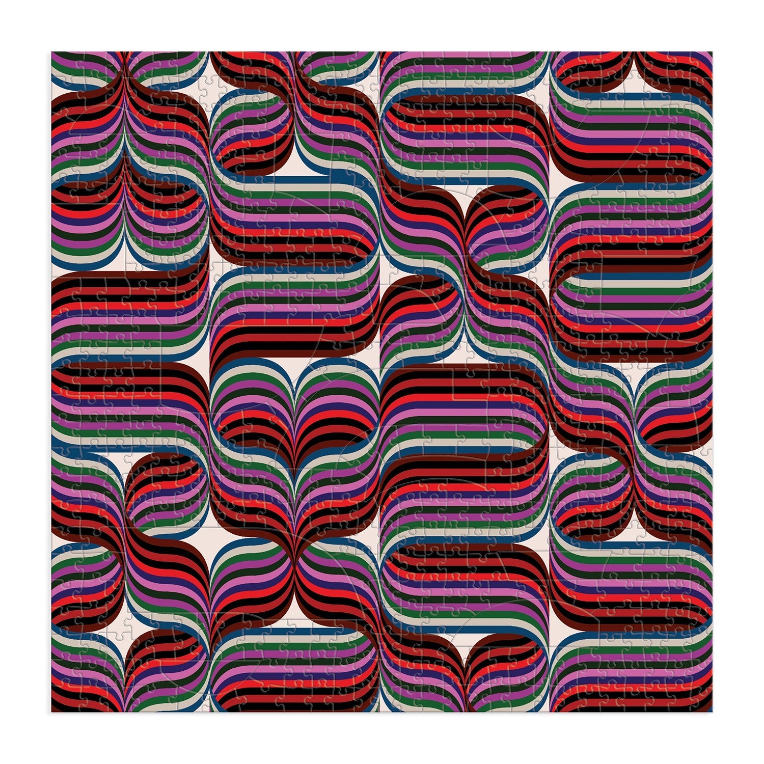 Trina Turk 500 Piece Double Sided Puzzle with Shaped Pieces