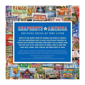 Troy Litten Snapshots of America 500 Piece Puzzle - Quick Ship - Puzzlicious.com