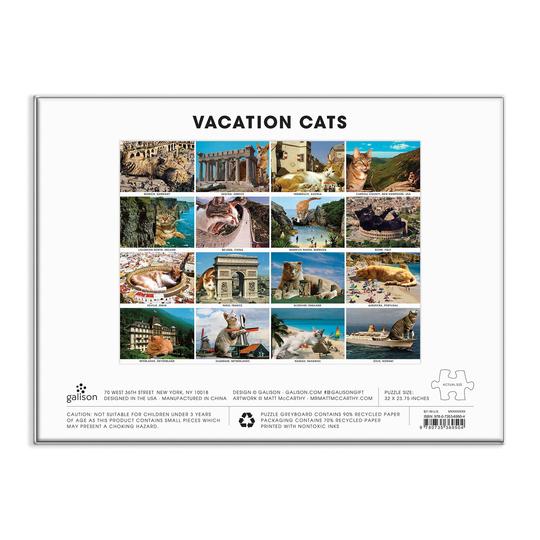 Vacation Cats 1500 Piece Puzzle - Quick Ship