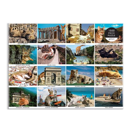 Vacation Cats 1500 Piece Puzzle - Quick Ship