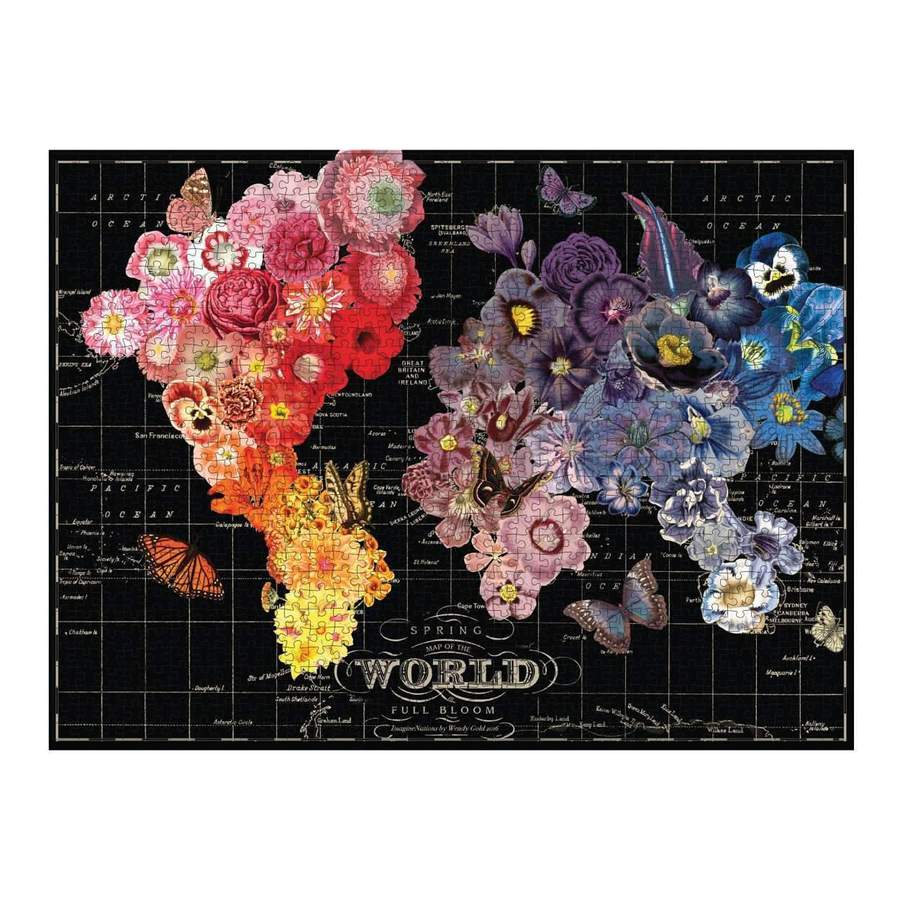 Wendy Gold Full Bloom 1000 Piece Puzzle - Quick Ship - Puzzlicious.com
