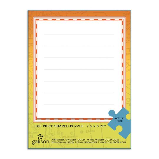 Wendy Gold's Nevada Mini Shaped 100 Piece Jigsaw Puzzle - Quick Ship