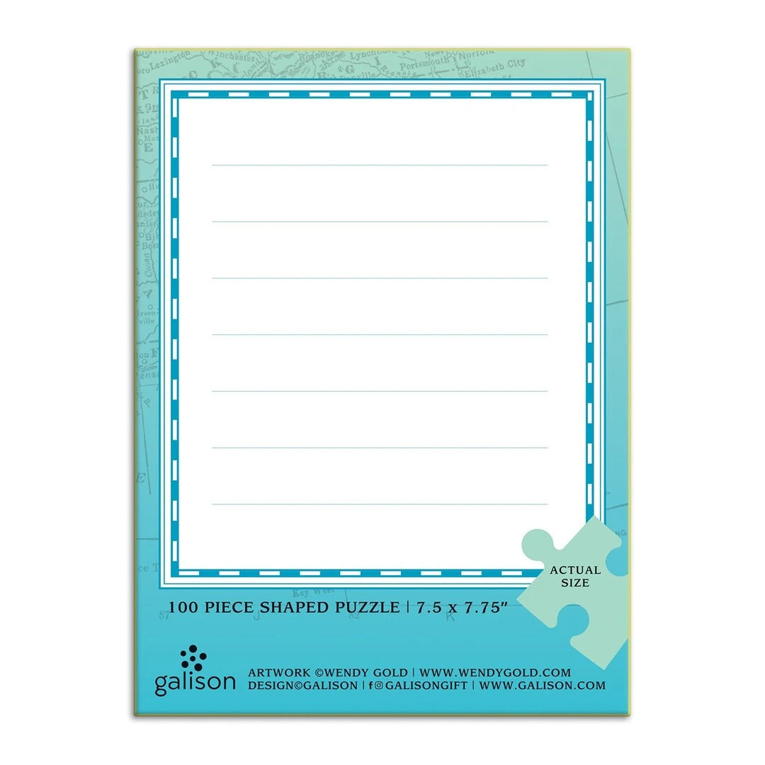 Wendy Gold's Texas Mini Shaped 100 Piece Jigsaw Puzzle - Quick Ship - Puzzlicious.com