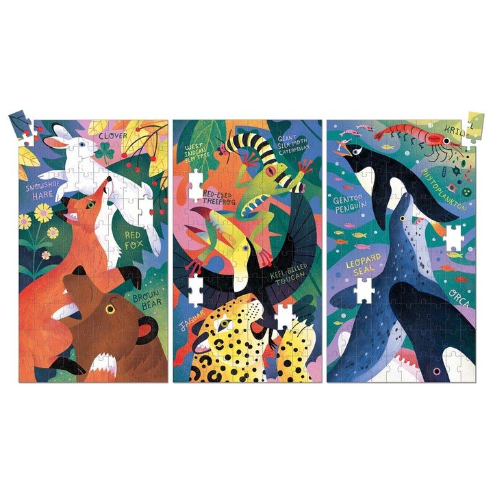 Wild Food Chain Science Puzzle Set - Quick Ship