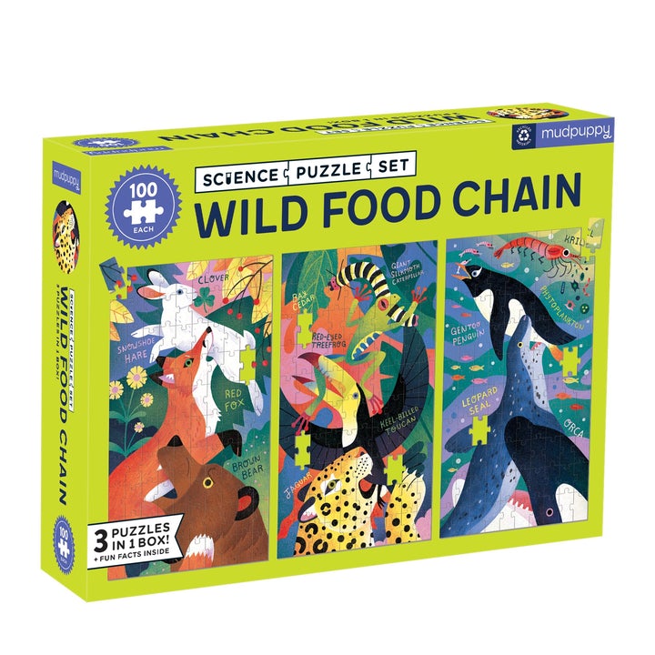 Wild Food Chain Science Puzzle Set - Quick Ship