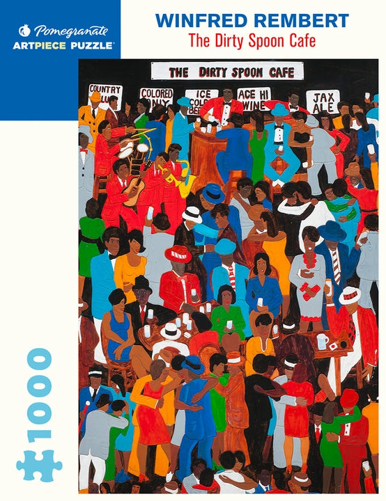 Winfred Rembert: The Dirty Spoon Cafe 1000 Piece Jigsaw Puzzle - Quick Ship - Puzzlicious.com