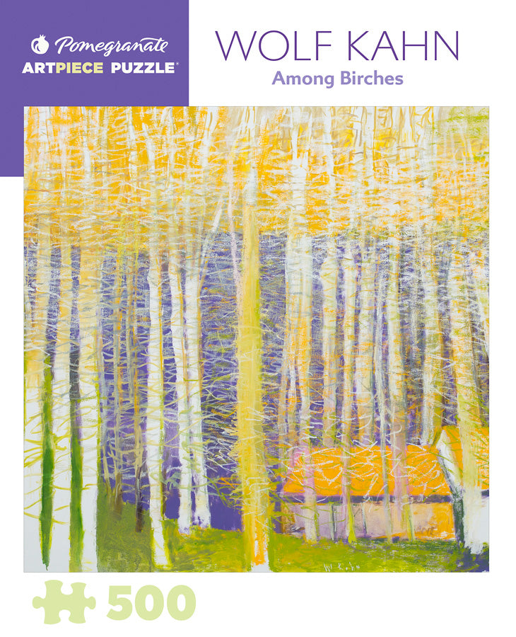 Wolf Kahn: Among Birches 500 Piece Jigsaw Puzzle - Quick Ship - Puzzlicious.com