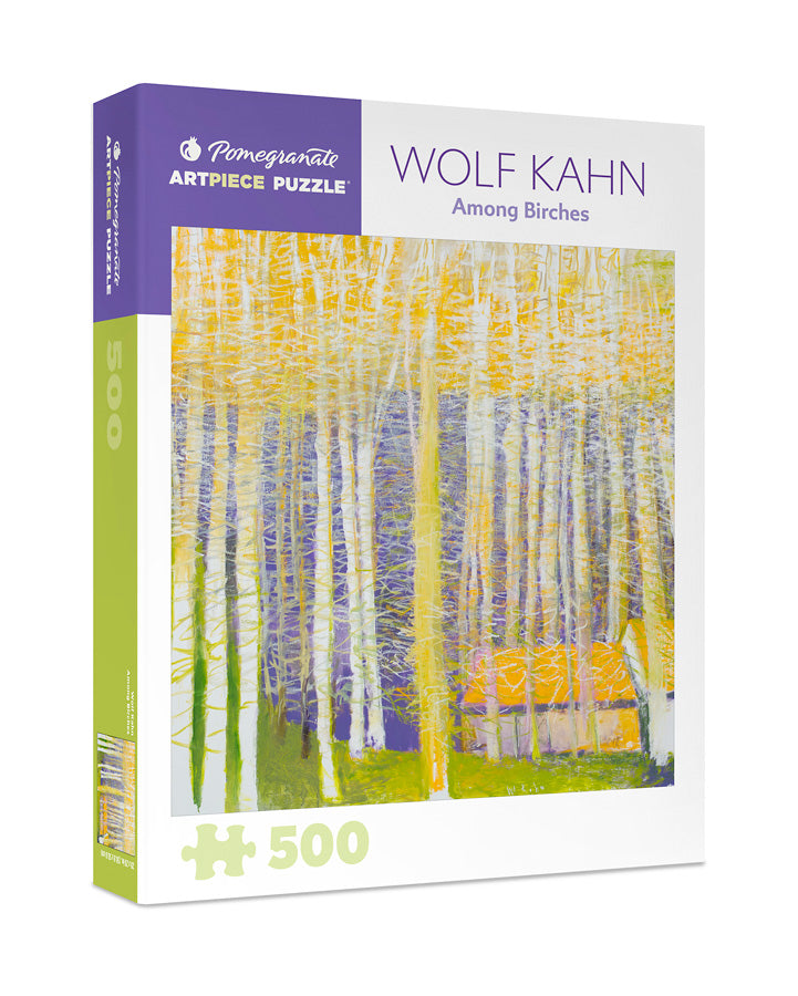 Wolf Kahn: Among Birches 500 Piece Jigsaw Puzzle - Quick Ship - Puzzlicious.com