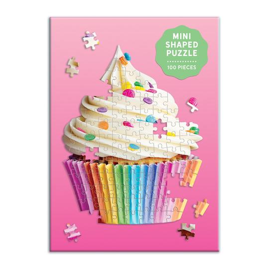 You&#39;re Sweet Cupcake Mini Shaped 100 Piece Jigsaw Puzzle - Quick Ship