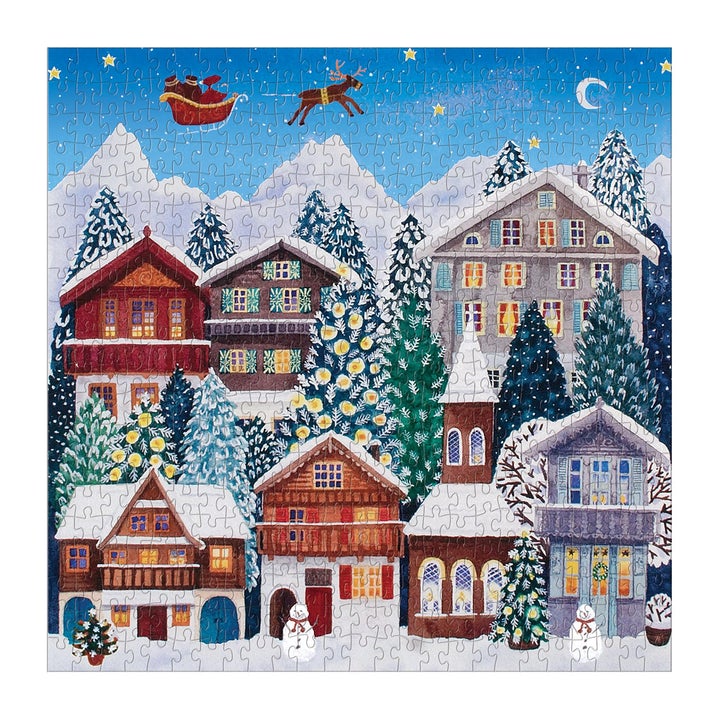 Yuletide Village 500 Piece Puzzle - Quick Ship
