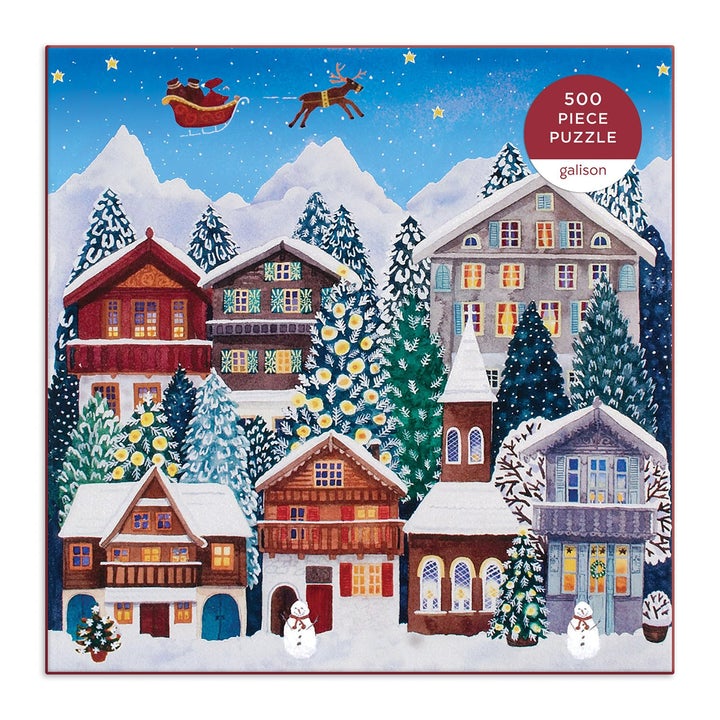 Yuletide Village 500 Piece Puzzle - Quick Ship
